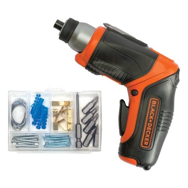 Shop Black Decker Bdcs40bi 4 Volt Max Lithium Pivot Screwdriver Overstock 29667034