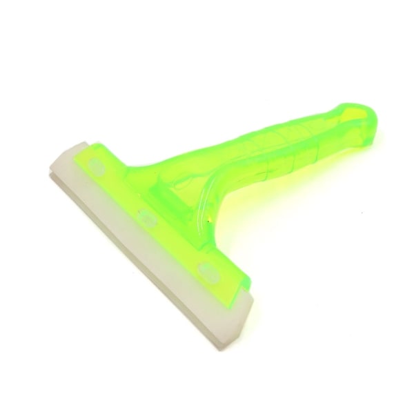 Green Rubber Blade Plastic Handle Car Glass Windshield Squeegee Wiper Scraper