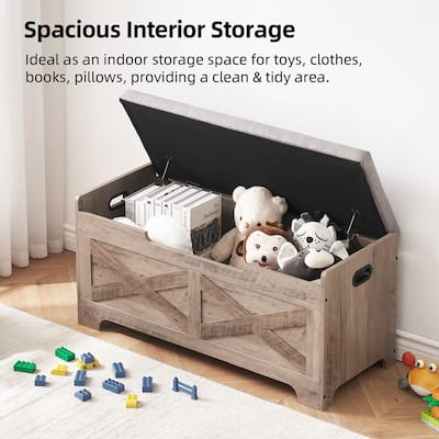 X-Shaped Storage Box Stool