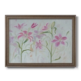 Dancing Pink Trio II Premium Framed Canvas- Ready to Hang