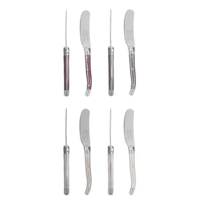 French Home 8-Piece Laguiole Spreader Set - Warm Spice
