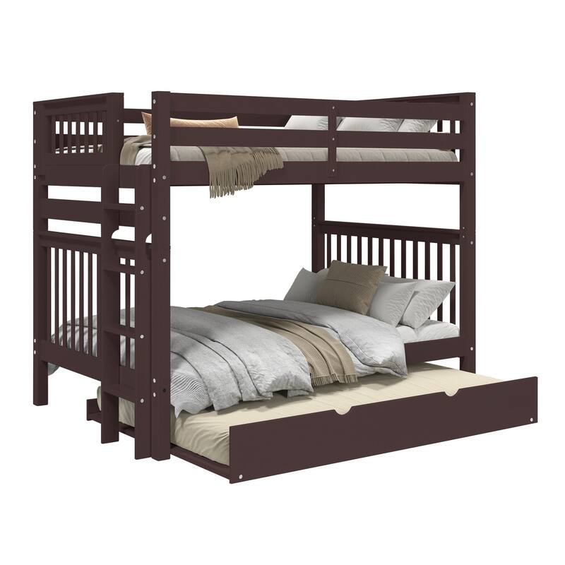 Taylor & Olive Trillium Full over Full Bunk Bed, Full Trundle