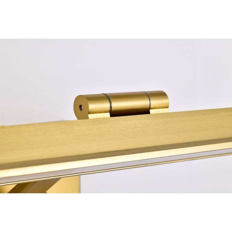 Hazel 2 Foot LED Picture Light 3 CCT Selectable Vintage Brass Finish Acrylic Lens - Vintage Brass