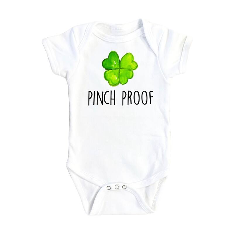 Irish Pinch - Baby Boy Girl Clothes Infant Bodysuit Funny Cute Newborn - Natural - 0-3M