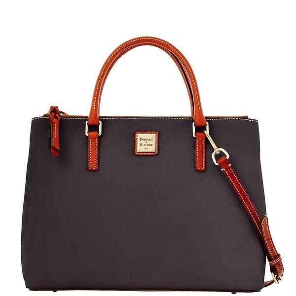 Dooney & Bourke Pebble Grain Willa Zip Satchel (Introduced by Dooney & Bourke at $288 in Jan 2014) - Black