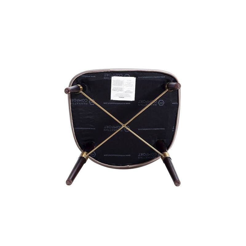 Manhattan Comfort Modern Edra Leatherette Dining Armchair