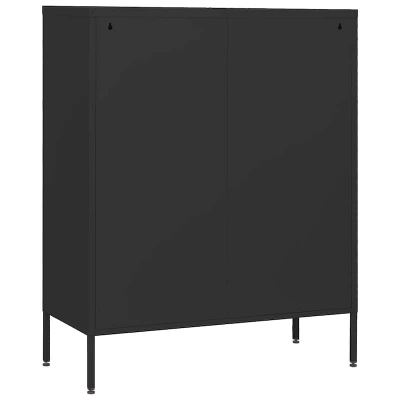 vidaXL Chest of Drawers Dresser for Bedroom Sideboard Storage Cabinet Steel