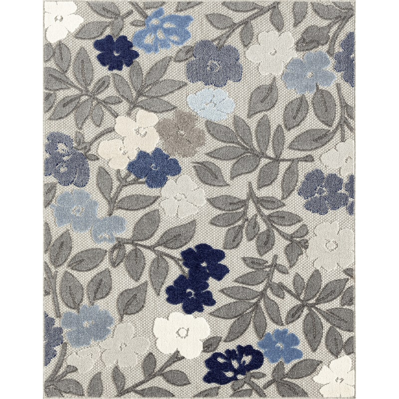 Origin Coastal Floral Indoor/Outdoor Area Rug