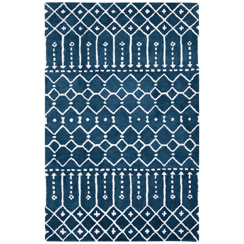 SAFAVIEH Handmade Himalaya Parasols Modern Wool Rug
