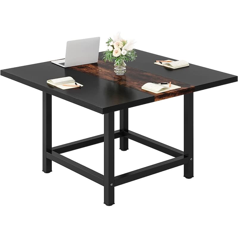 6.5 Ft Conference Room Table, Rectangle 78.74L X 39.2W X 29.52H Inches,2 Separate Piece - 78.74L X 39.2W X 29.52H