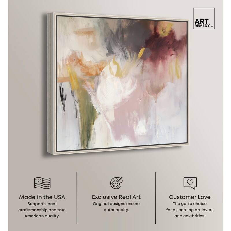 Painterly Energy Canvas by Art Remedy