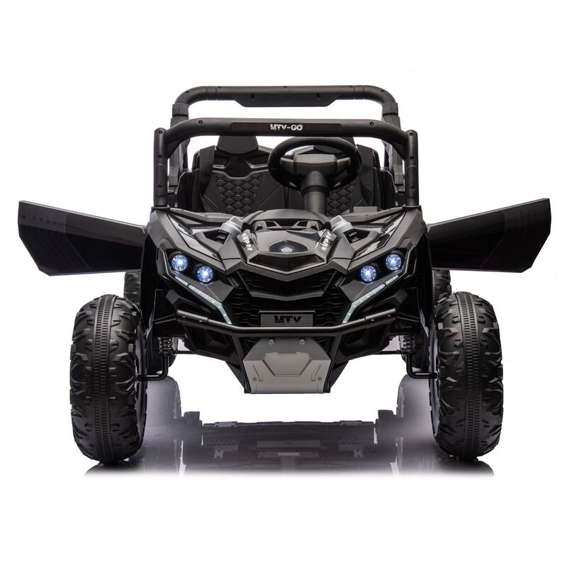 24V 2-Seater Kids Ride On UTV W/Parents Remote Control,4-Wheel Suspension,Slow Start,Large wheel,Anti-collision bar,LED