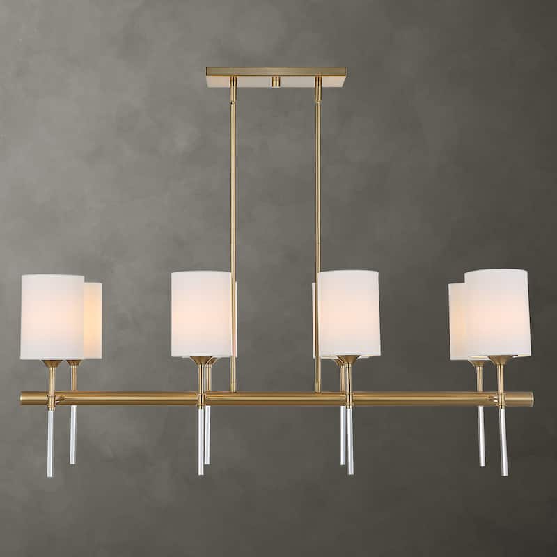 Uttermost 21388 Awyr 8 Light 44" Wide Linear Chandelier