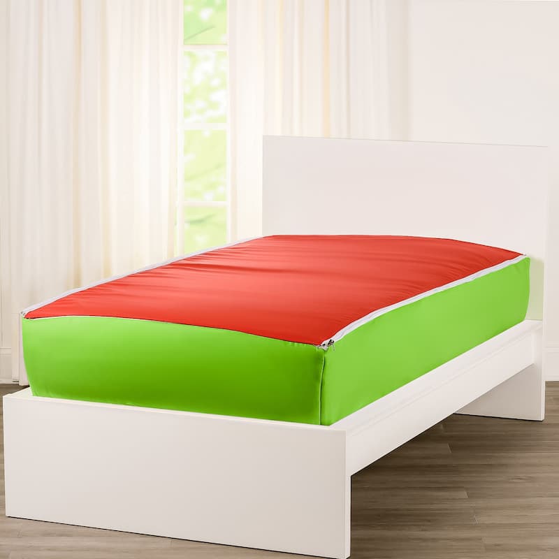 Siscovers Kelly Green Bunkie Deluxe Zipper Bedding Set