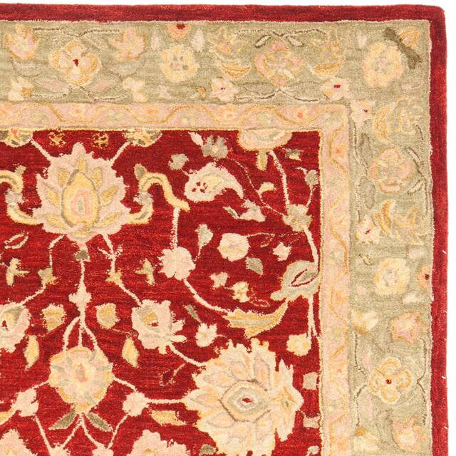 SAFAVIEH Anatolia Angeline Traditional Oriental Hand-spun Wool Rug