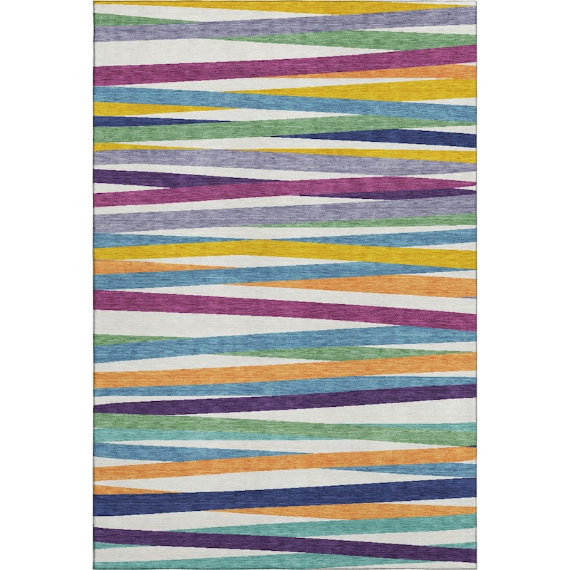 Premium Washable Super Soft Modern Stripes Mayfield Rug
