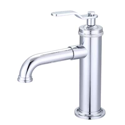 Water Creation Modern Streamlined Cylindrical Single Faucet