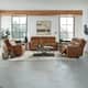 Option Sofa, Love Seat, Recliner Camel Leather