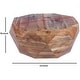 preview thumbnail 8 of 7, Bon 33 Inch Diamond Shape Acacia Wood Coffee Table With Smooth Top, Natural Brown