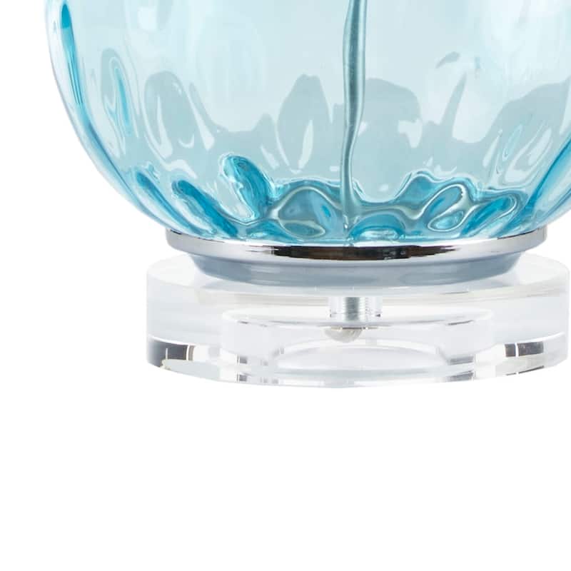 Ombre Glass Table Lamp - Blue