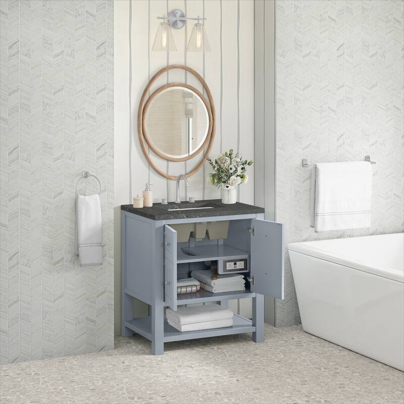 Breckenridge 30" Single Vanity, Serenity Blue - 30
