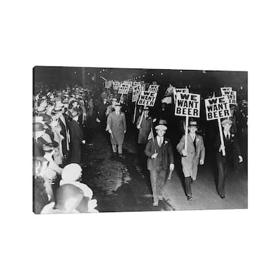iCanvas "Prohibition Protest, 1931" by Unknown Canvas Print