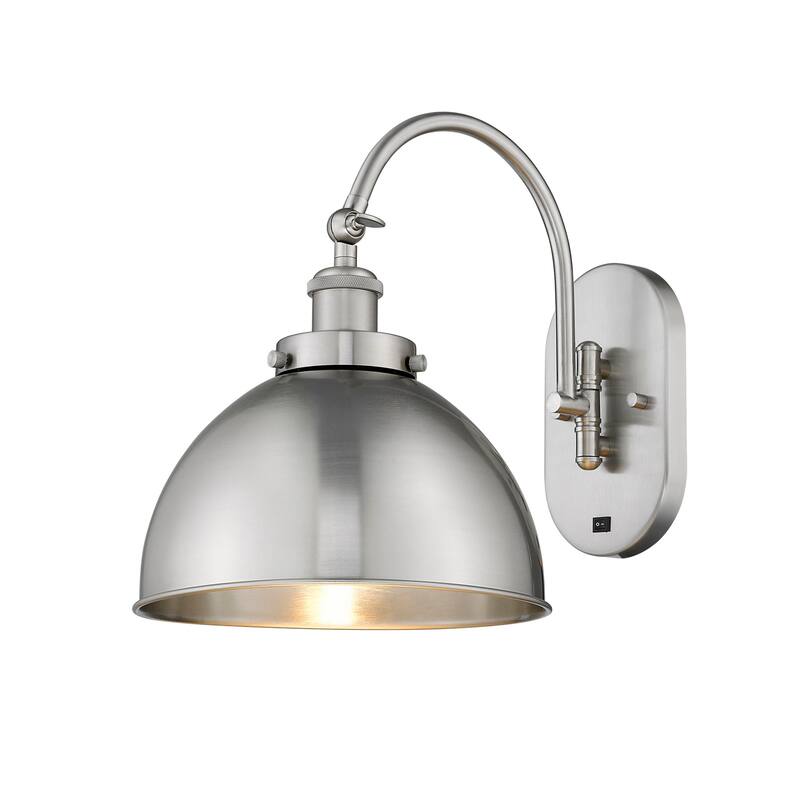 Innovations Lighting 918-1W-11-10 Ballston Urban Sconce Ballston Urban - Brushed Satin Nickel