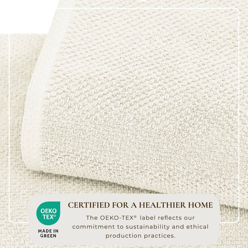 Linery & Co. Luxury Cotton Textured Bath Towel