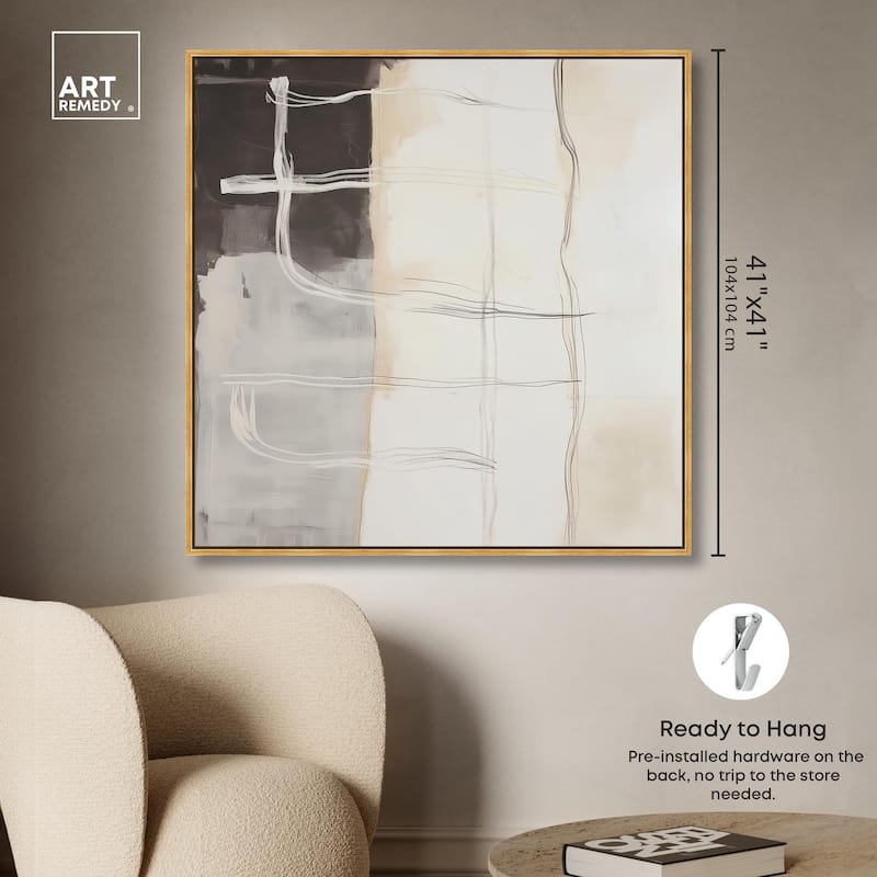 Gestural Glyphs I Canvas by Art Remedy
