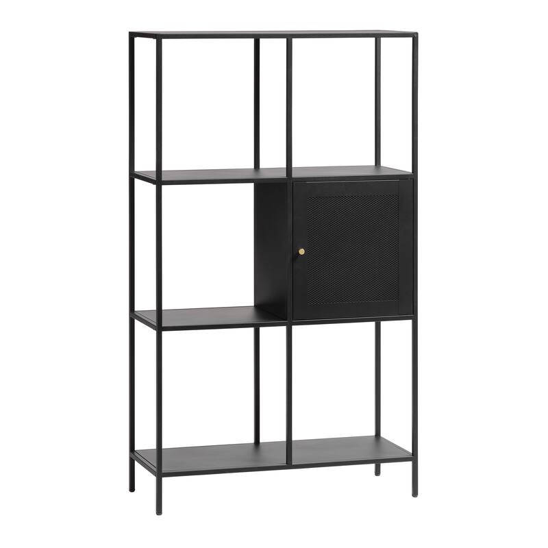 Rye Studio Malina Modern Metal Storage Display Bookcase