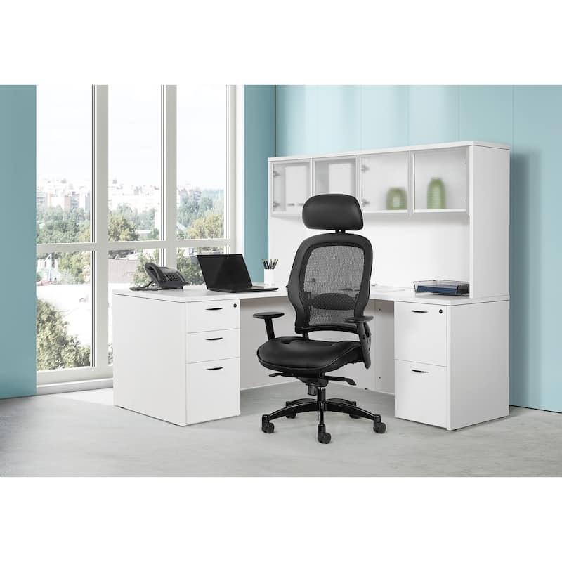Black Breathable Mesh Office Chair - Black