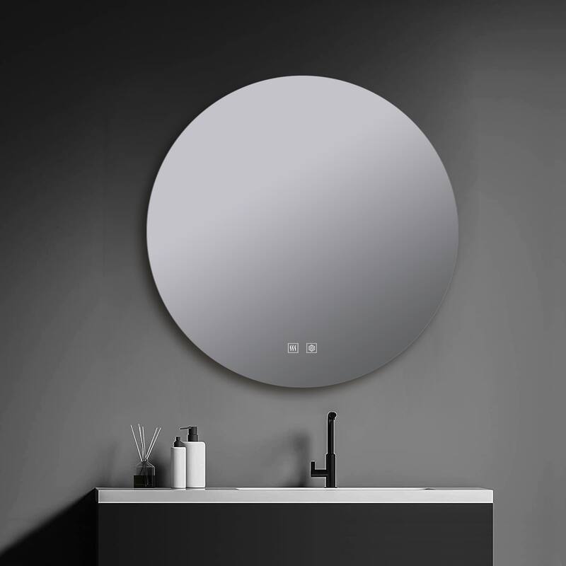 Nordica Round LED Bathroom Vanity Mirror - N/A