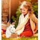 preview thumbnail 6 of 4, DolliBu Super Soft Fancy Floppy Moose Stuffed Animal w/ Pumpkin Decor - 10.5 inches