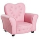 preview thumbnail 2 of 8, Kids Sofa Toddler Tufted Upholstered Sofa Chair - 23.25" L x 16.25" W x 19.25" H