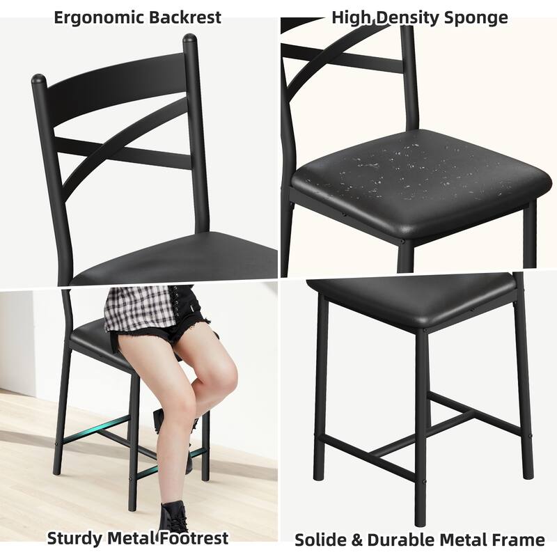 Kitchen Bar Table and Chairs for 2