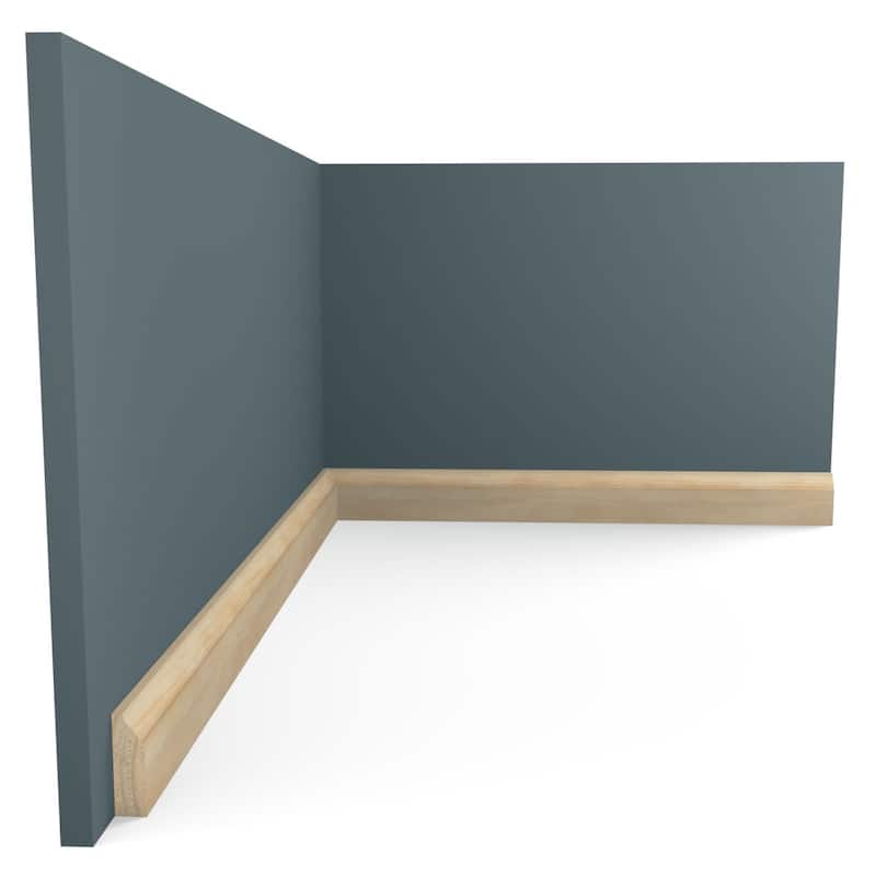 WM947: 3/8-in D x 1-1/4-in W x 96-in L Americraft Solid Hardwood Stain Grade Colonial Stop Moulding