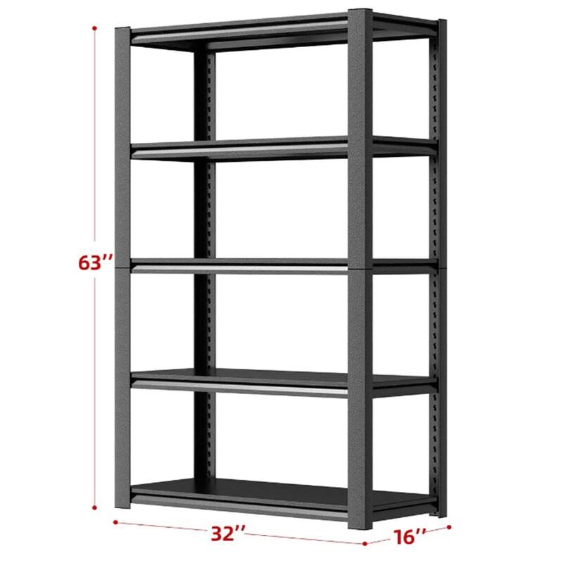 5-Tier 72-Inch Heavy Duty Storage Shelf