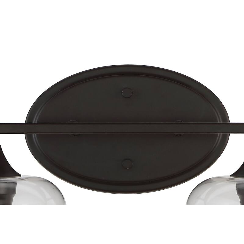Iron/Seeded Glass LED Vanity Light, by JONATHAN Y
