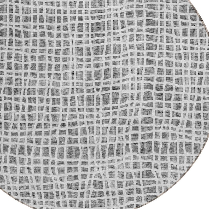 HomeRoots Striped Transitional Rectangle Outdoor Rug