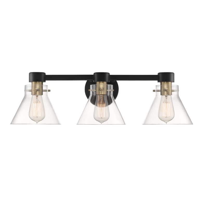 Designers Fountain D204M-3B Willow Creek 3 Light 25" Wide Vanity light - Matte Black