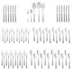 preview thumbnail 3 of 1, Henckels Lucena 65-pc 18/10 Stainless Steel Flatware Set