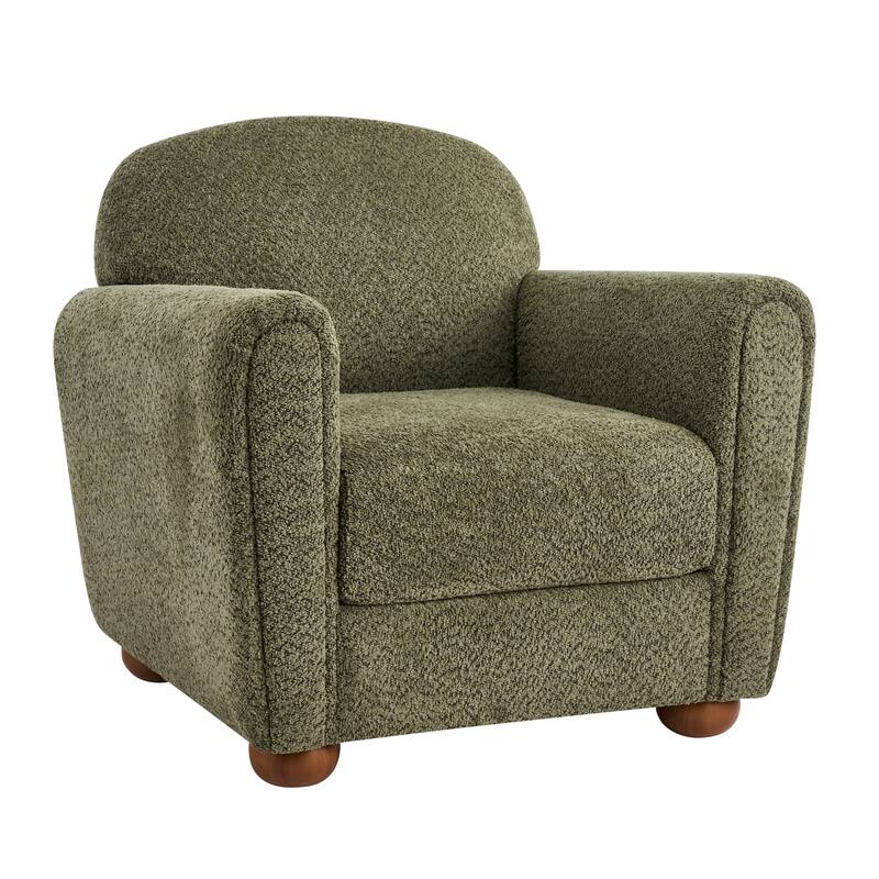 Christopher Knight Home - Rapallo Modern Upholstered Accent Chair with Plush Fabric Seat