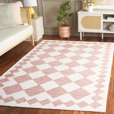 SAFAVIEH Handmade Ebony Sezen Contemporary Wool Rug