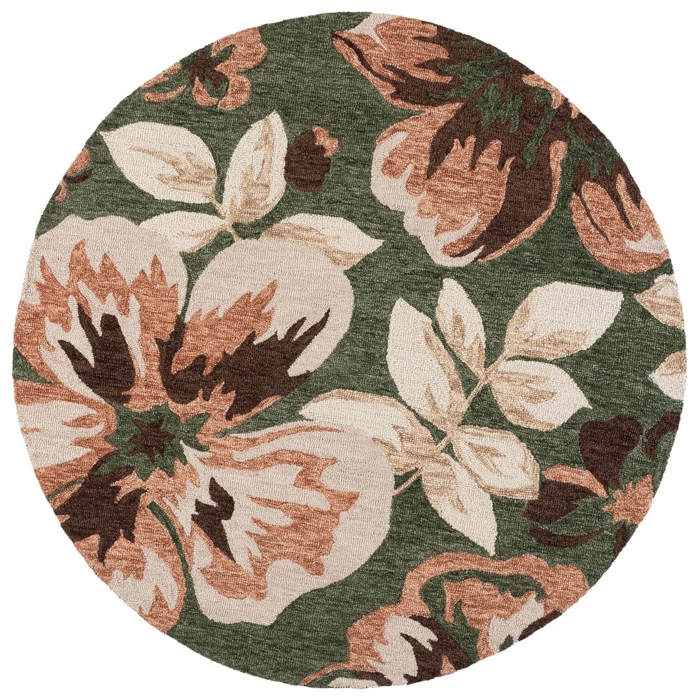 SAFAVIEH Handmade Jardin Florinka Floral Wool Rug