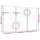 preview thumbnail 4 of 5, vidaXL Patio Wall Decorations 3 pcs 41.3"x21.7" Corten Steel Sun Design