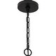 preview thumbnail 6 of 7, Lockery 8-Light Matte Black Chandelier