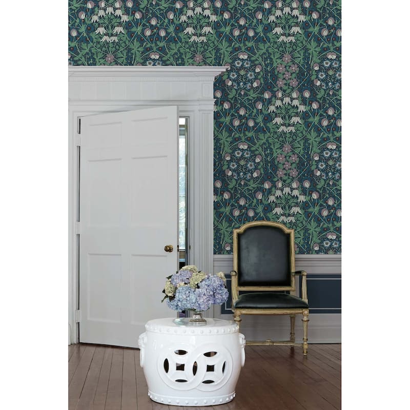 NextWall Tulip Garden Peel and Stick Wallpaper
