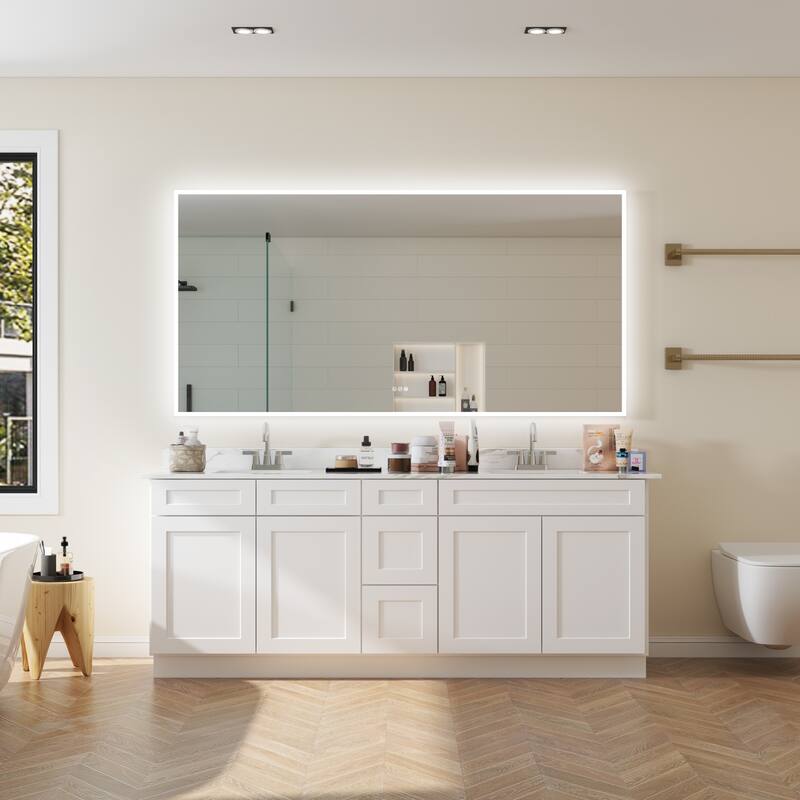 Modern Wall Mounted LED Bathroom mirror