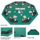 preview thumbnail 5 of 10, 48-Inch Poker Table Top and 500 Chips Set - Foldable Topper