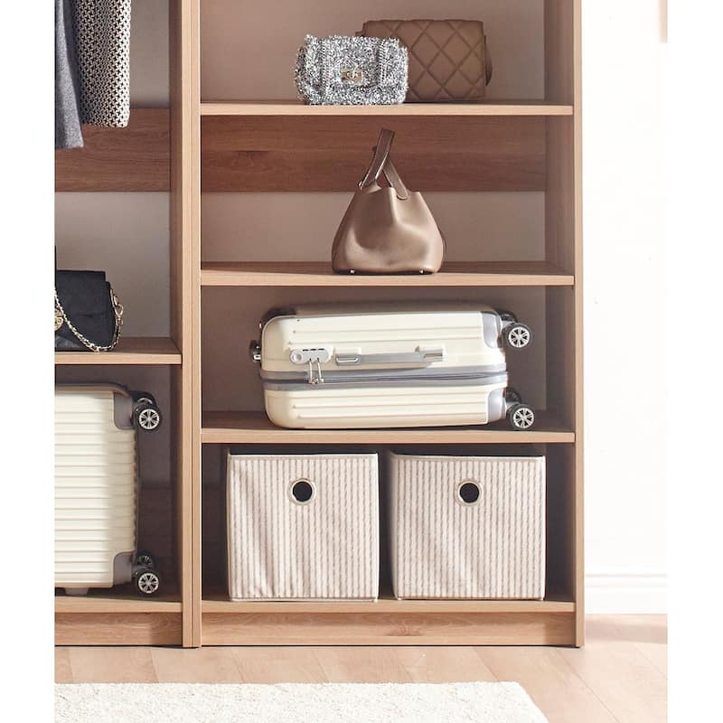 Prosper Oak Freestanding Walk in Wood Closet System